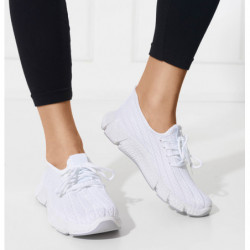 Buty sportowe Royalfashion.pl sznurowane w sportowym stylu z płaską podeszwą