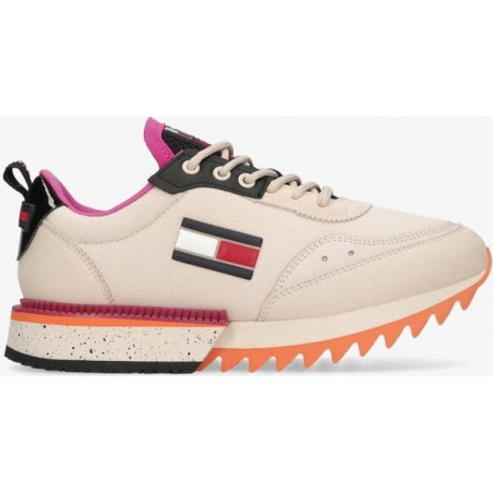 Buty sportowe Tommy Hilfiger sznurowane z płaską podeszwą