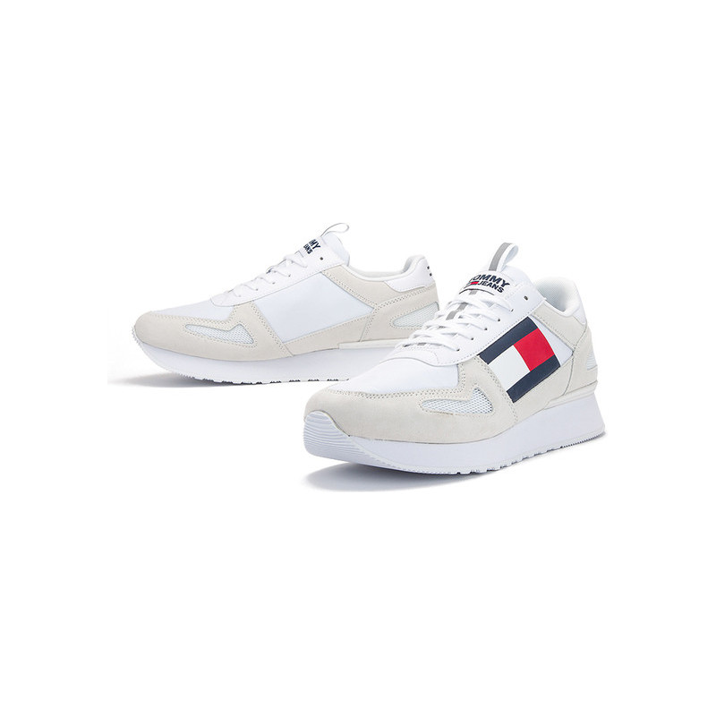 Buty sportowe Tommy Hilfiger z zamszu sznurowane