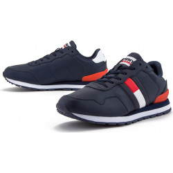 Buty sportowe Tommy Hilfiger ze skóry sznurowane