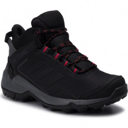 Buty trekkingowe Adidas sznurowane z płaską podeszwą