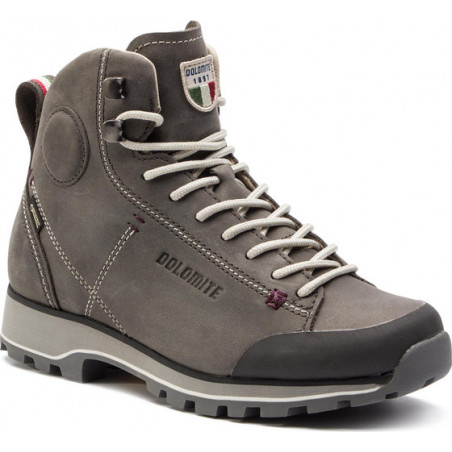 Buty trekkingowe Dolomite z nubuku z płaską podeszwą w sportowym stylu