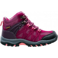 Buty trekkingowe dziecięce Hi-Tec z zamszu sznurowane