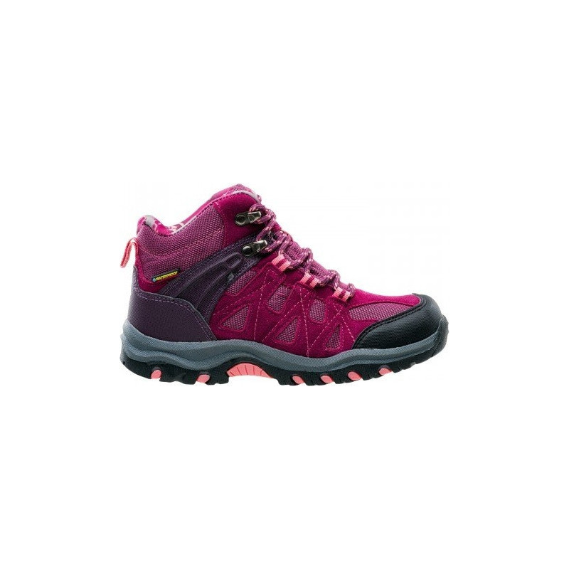 Buty trekkingowe dziecięce Hi-Tec z zamszu sznurowane