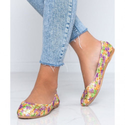 Baleriny Gemre.com.pl w stylu casual z płaską podeszwą
