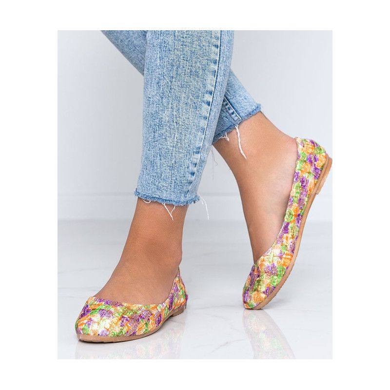Baleriny Gemre.com.pl w stylu casual z płaską podeszwą