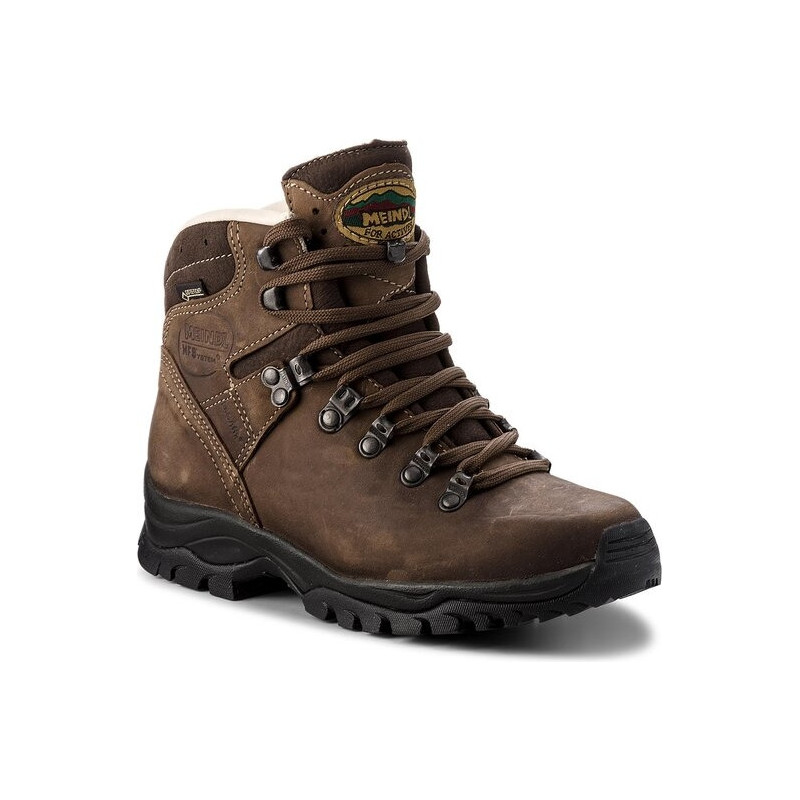 Buty trekkingowe Meindl sznurowane z płaską podeszwą