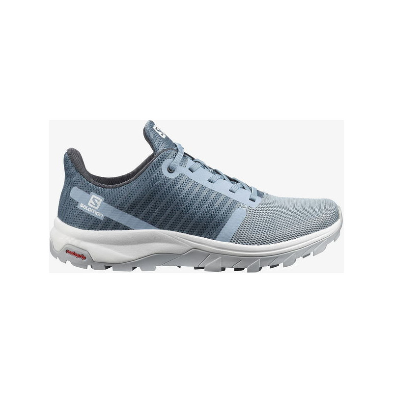 Buty trekkingowe Salomon z płaską podeszwą sznurowane