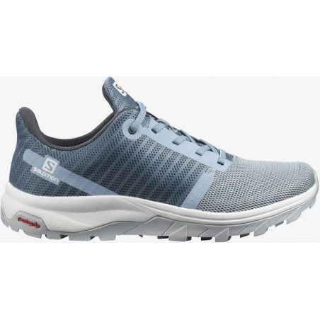 Buty trekkingowe Salomon z płaską podeszwą sznurowane