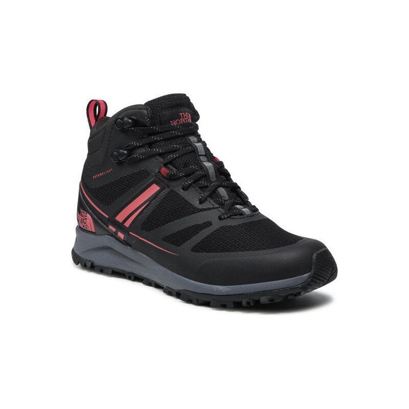 Buty trekkingowe The North Face z płaską podeszwą