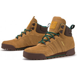 Buty zimowe Adidas ze skóry
