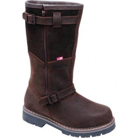 Buty zimowe Demar w stylu casual ze skóry