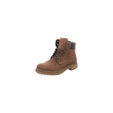 Buty zimowe Fretz ze skóry w stylu casual sznurowane