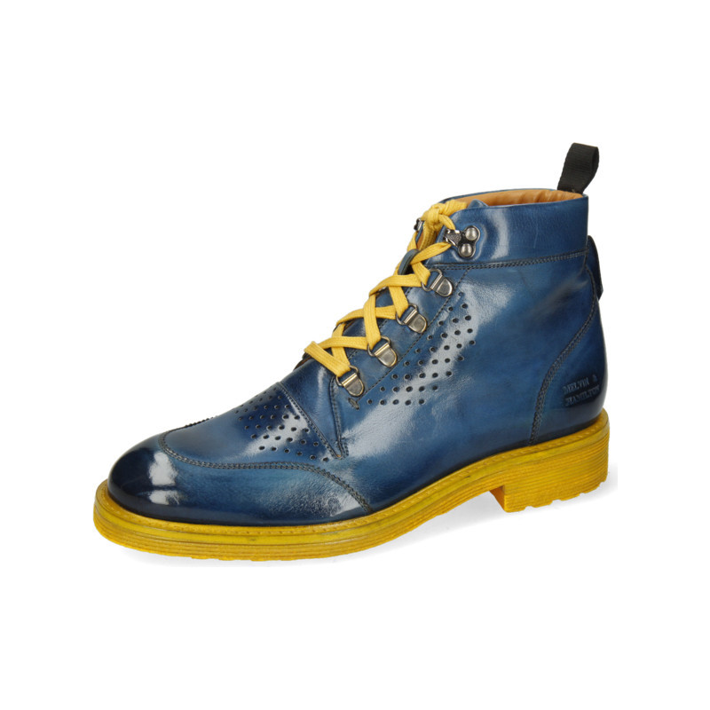 Buty zimowe Melvin & Hamilton sznurowane ze skóry