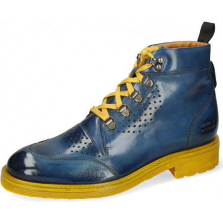 Buty zimowe Melvin & Hamilton sznurowane ze skóry