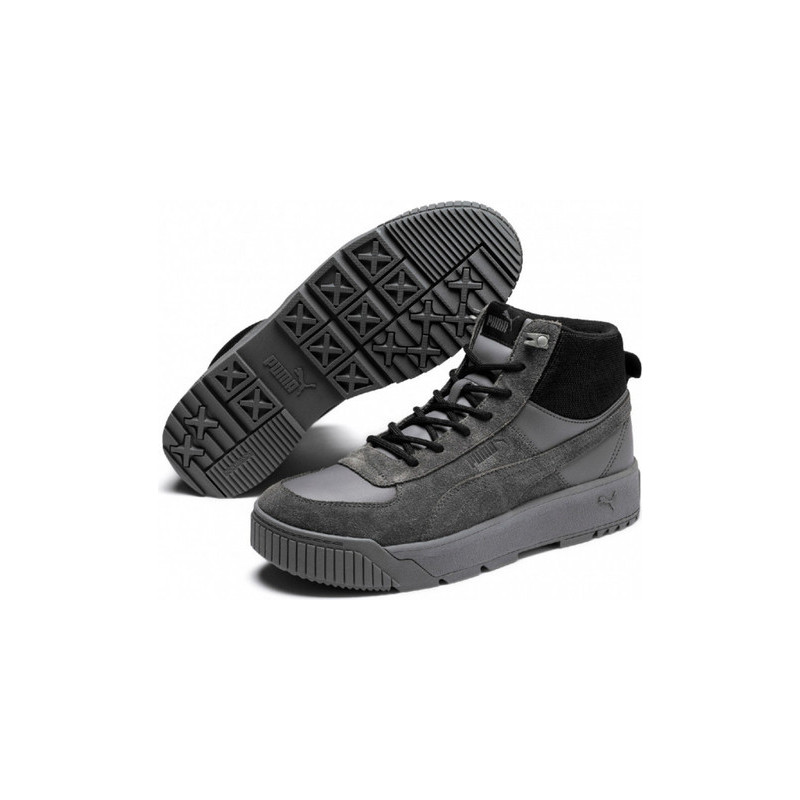 Buty zimowe Puma ze skóry w sportowym stylu