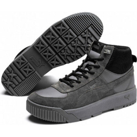 Buty zimowe Puma ze skóry w sportowym stylu