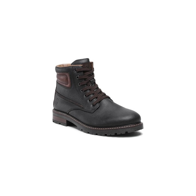 Buty zimowe Rieker sznurowane w stylu casual