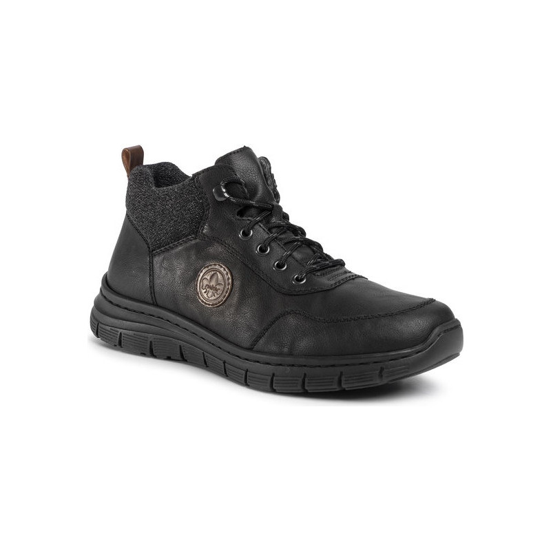 Buty zimowe Rieker w stylu casual sznurowane