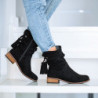 Botki sklep-szpilka24 z płaską podeszwą na zamek w stylu casual