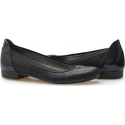 Czarne baleriny Marko-but w stylu casual