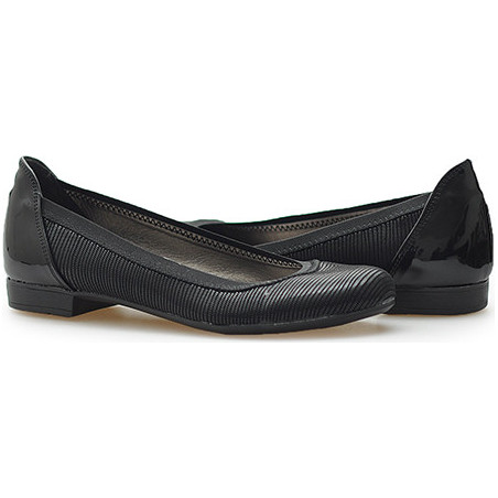 Czarne baleriny Marko-but w stylu casual