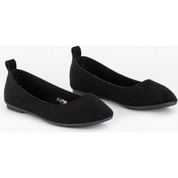 Czarne baleriny Royalfashion.pl w stylu casual