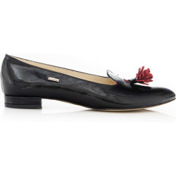 Czarne baleriny Zapato w stylu casual