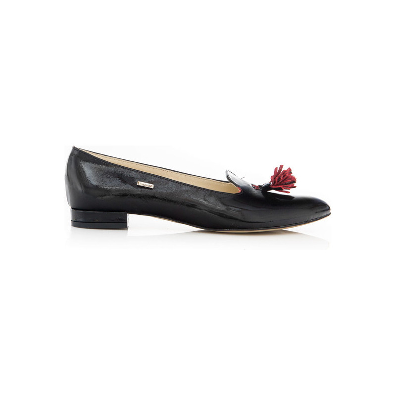 Czarne baleriny Zapato w stylu casual