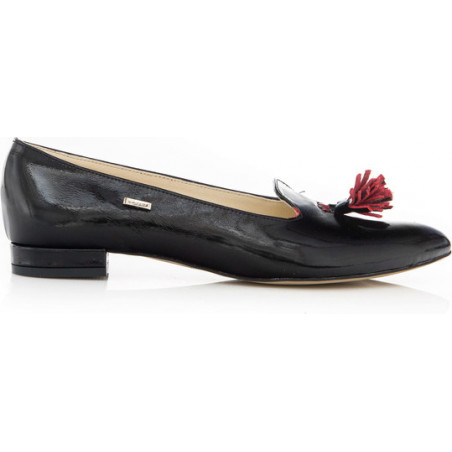 Czarne baleriny Zapato w stylu casual