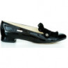 Czarne baleriny Zapato w stylu glamour