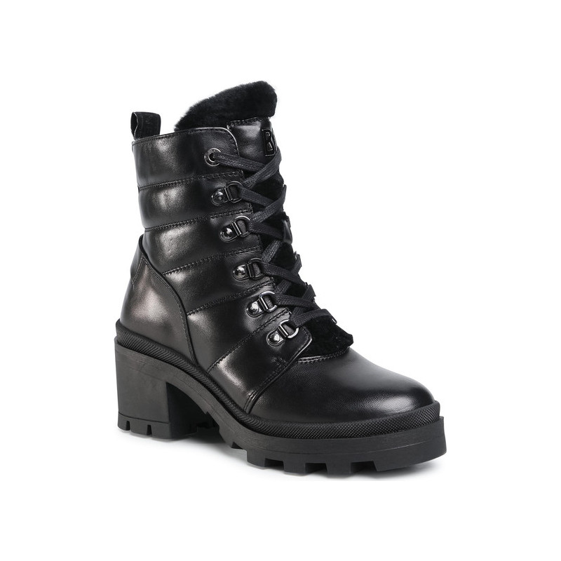 Czarne botki Bogner w stylu casual