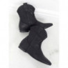 Czarne botki Buty Damskie w stylu casual