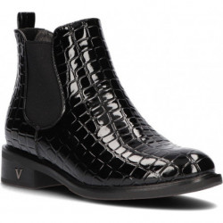 Czarne botki Filippo w stylu casual na zamek