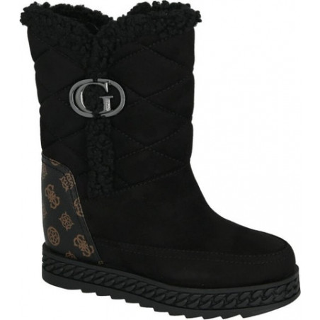 Czarne botki Guess na zamek w stylu casual