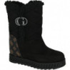 Czarne botki Guess na zamek w stylu casual