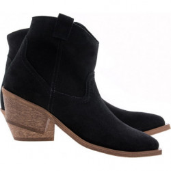 Czarne botki Lafemmeshoes na zamek w stylu klasycznym