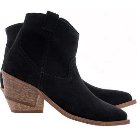 Czarne botki Lafemmeshoes na zamek w stylu klasycznym