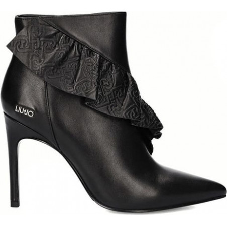 Czarne botki Liu-Jo na szpilce
