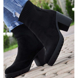 Czarne botki Pantofelek24