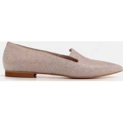 Baleriny Marco Shoes z zamszu w stylu boho z płaską podeszwą