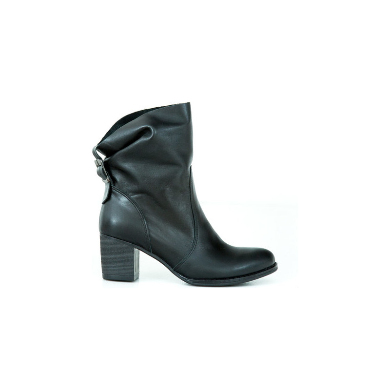 Czarne botki Zapato