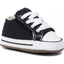 Czarne buciki niemowlęce Converse sznurowane