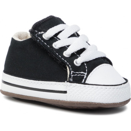 Czarne buciki niemowlęce Converse sznurowane