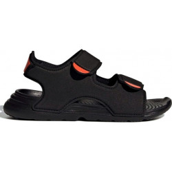 Czarne buty dziecięce letnie Adidas