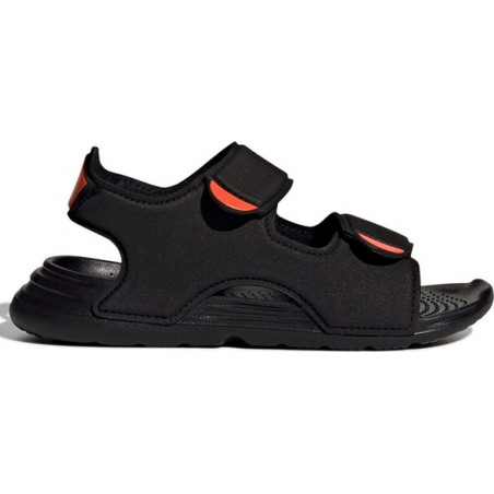 Czarne buty dziecięce letnie Adidas