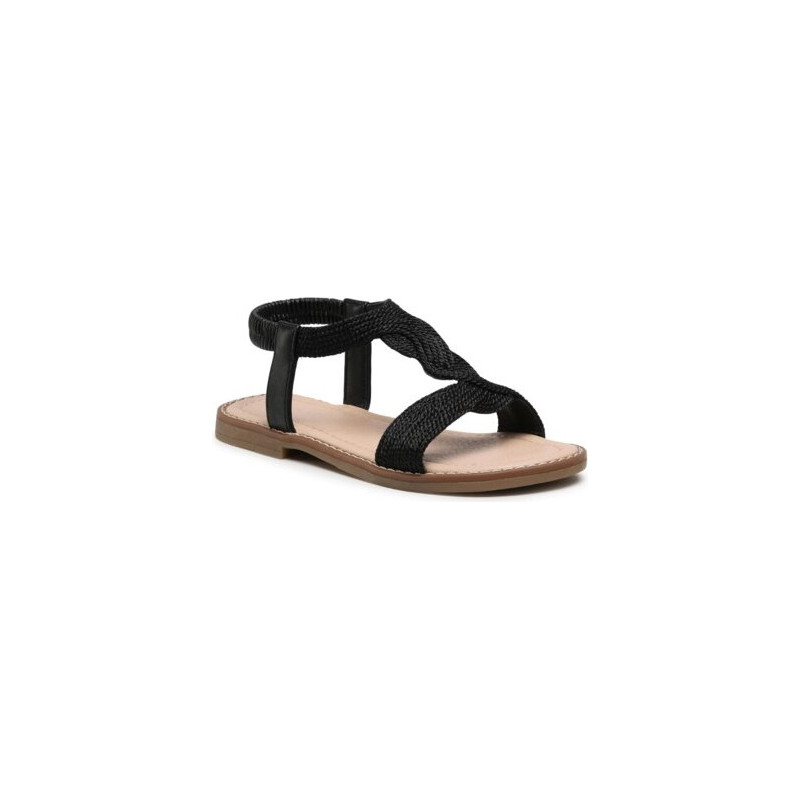 Czarne buty dziecięce letnie Nelli Blu