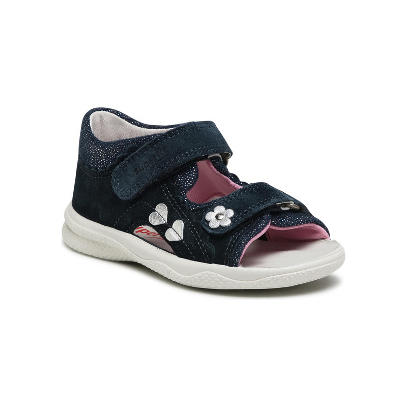 Czarne buty dziecięce letnie Superfit na rzepy