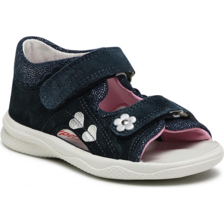 Czarne buty dziecięce letnie Superfit na rzepy