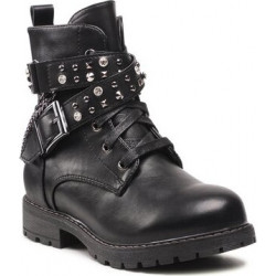 Czarne buty dziecięce zimowe DeeZee